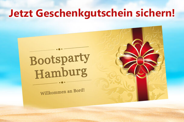 Geschenkgutschein für unser Partyschiff in Hamburg Geschenkgutschein für unser Partyschiff in Hamburg