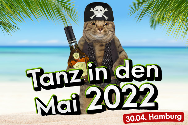 Tanz in den Mai 2022 auf dem Partyschiff in Hamburg Tanz in den Mai 2022 auf dem Partyschiff in Hamburg