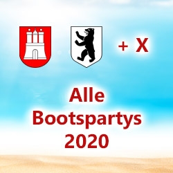 Alle Bootspartys 2020 - Hamburg und Berlin Alle Bootspartys 2020 - Hamburg und Berlin