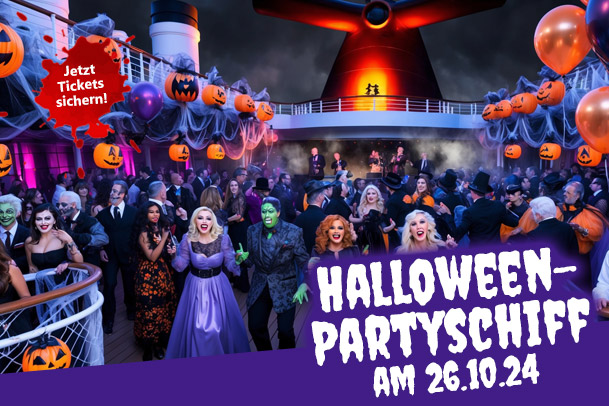 Halloween 2024 auf dem Partyschiff in Hamburg Halloween 2024 auf dem Partyschiff in Hamburg