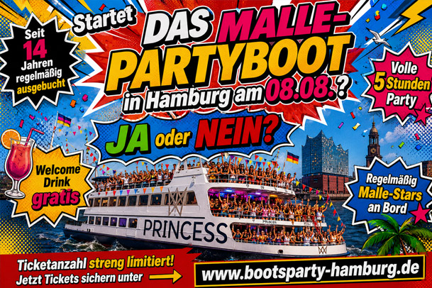 Startet das Partyboot am 08.08.?