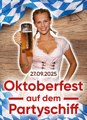 Carolina auf dem Oktoberfest der Bootsparty Hamburg Mallorca-Sängerin Carolina