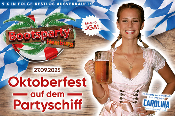 Oktoberfest auf dem Schiff in Hamburg