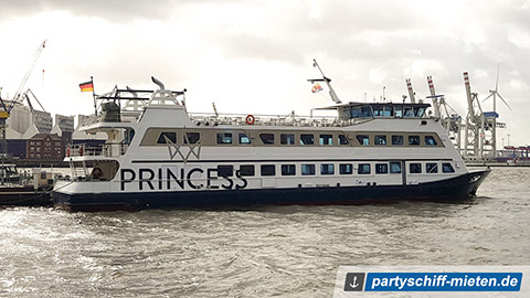 Partyschiff MS Princess in Hamburg