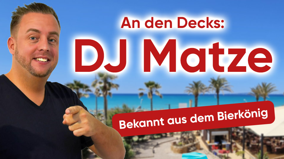 Bootsparty Hamburg am 22.08.2026 - Live: DJ Matze